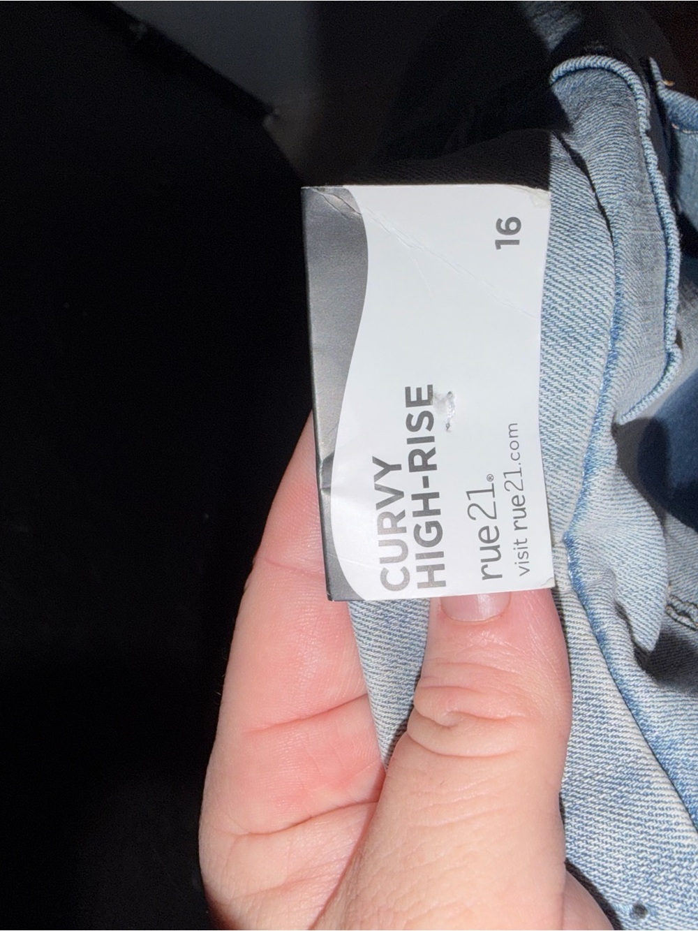 Light Blue Straight Leg Jeans - Picture 5 of 5